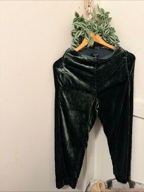 Madewell Emerald Green Velvet Pants